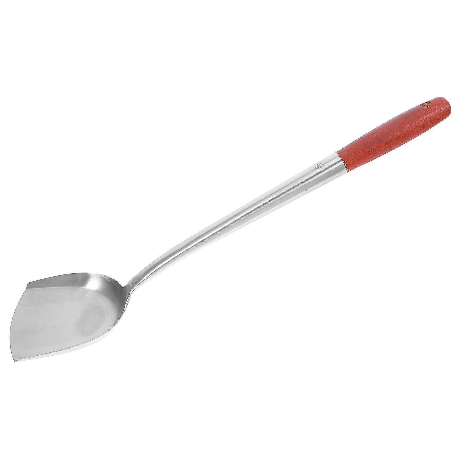 with Long Wooden Handle for Kitchen Cooking Easy to Clean Versatile Use 12.5 inches