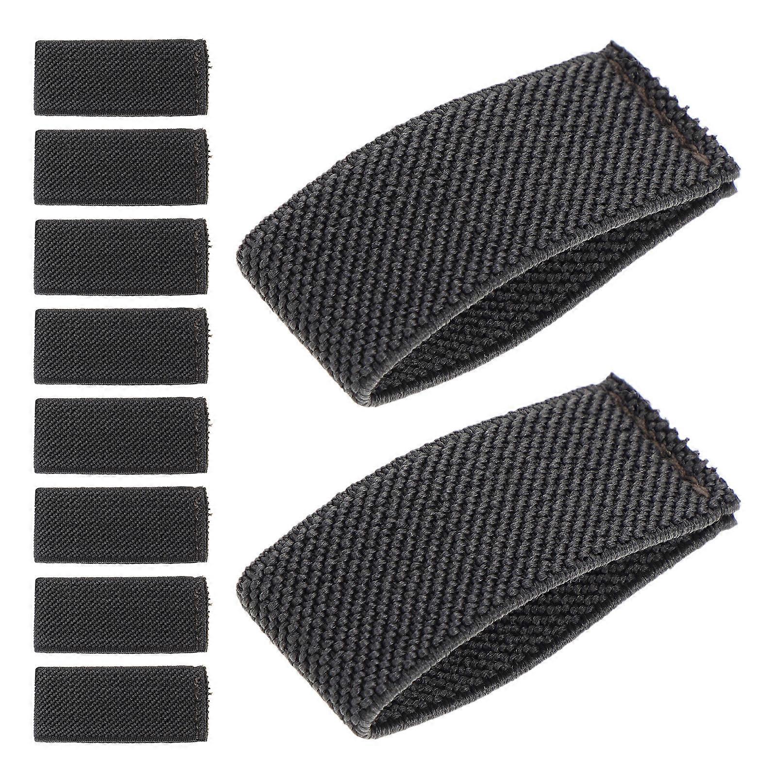 Holder Retainer Belt Keeper For Wide Belts Rigorous Activities Grey 4.50X1.80X0.50CM 10Pcs