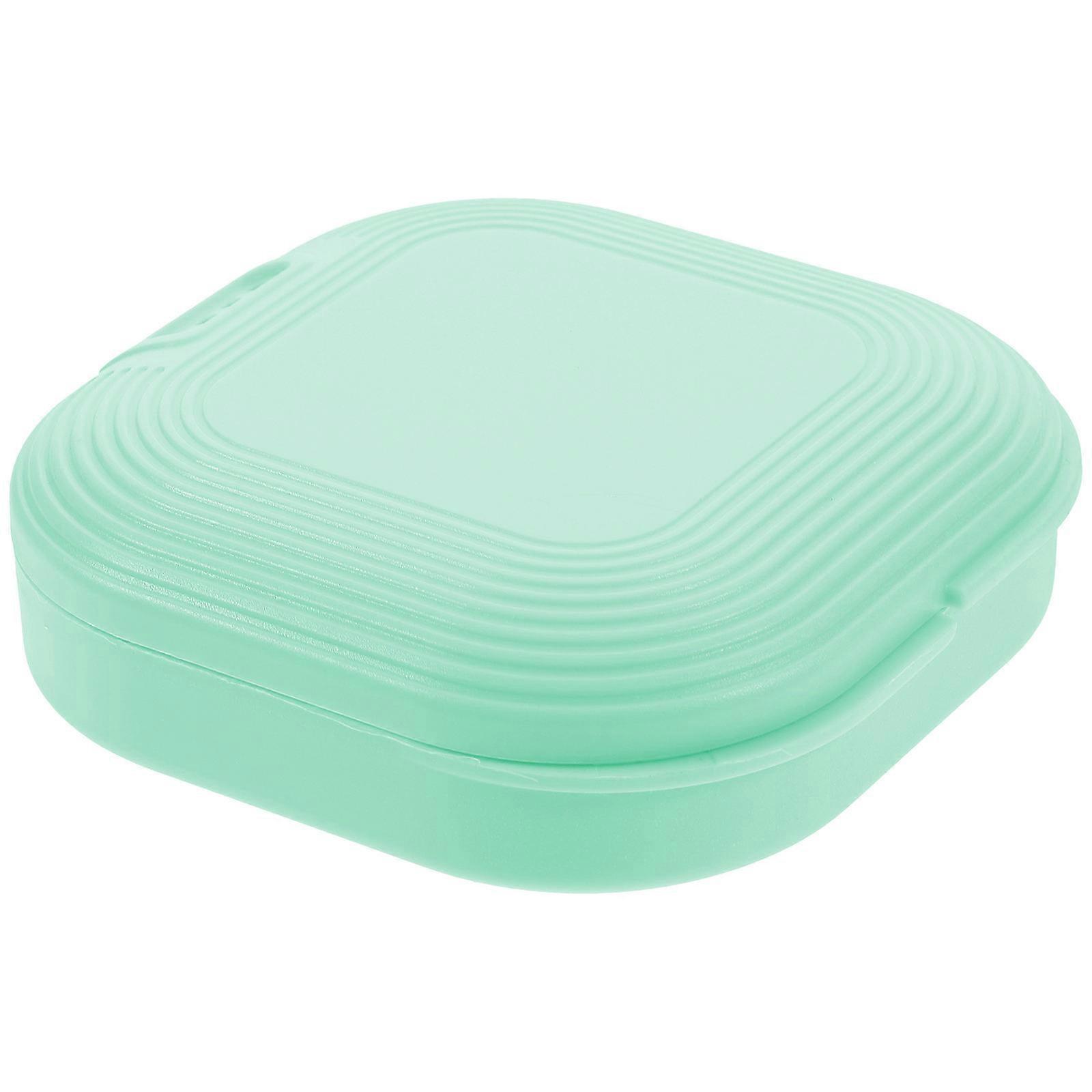 U-Vc Retainer Case Orthodontic Retainer Holder Indoor Use ABS Material Breathable Design 1Pack