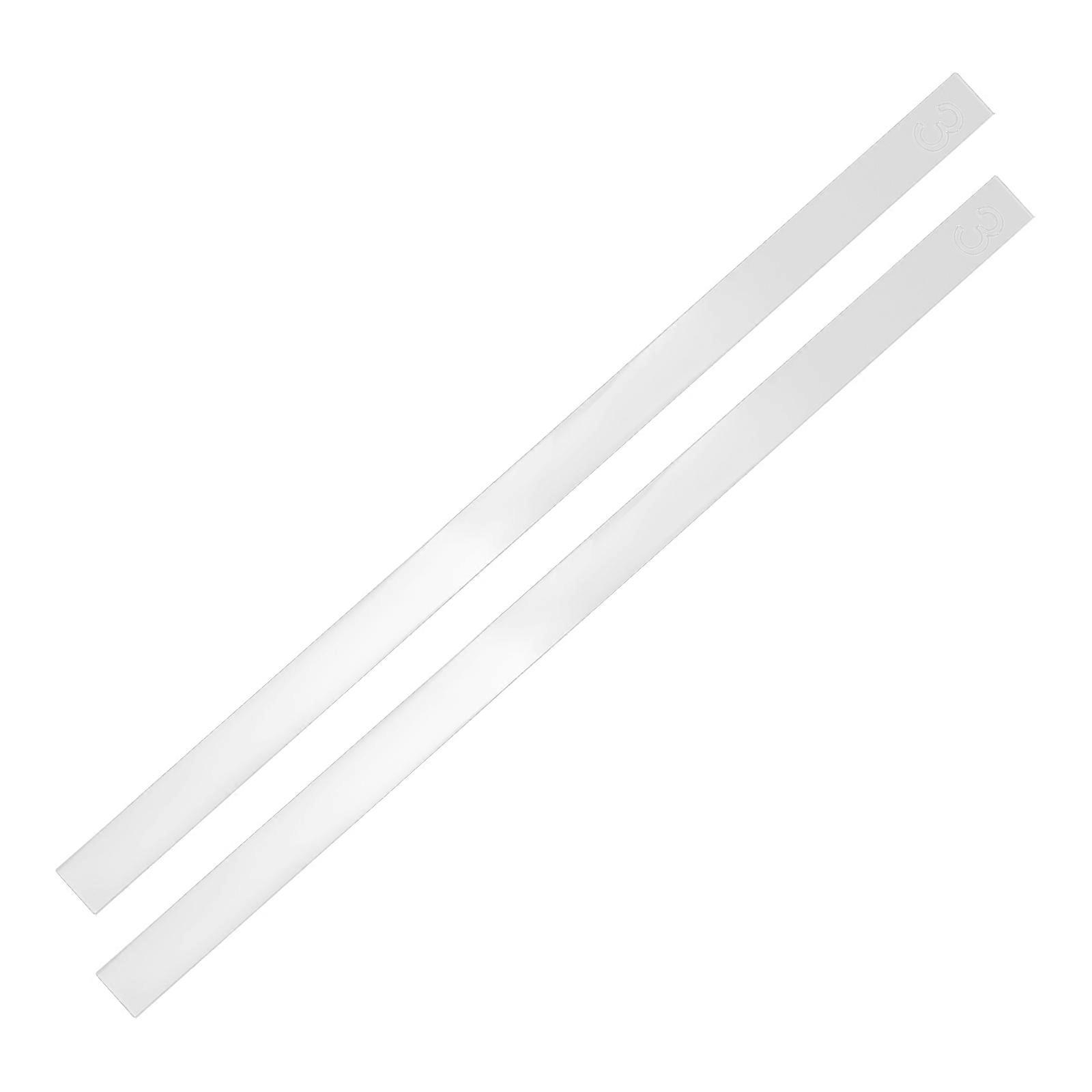 2Pcs Transparent Cookie Thickness Measurement Tool For Passionate Bakers Suitable For Home Baking And Professional Usage Featuring Practical Design