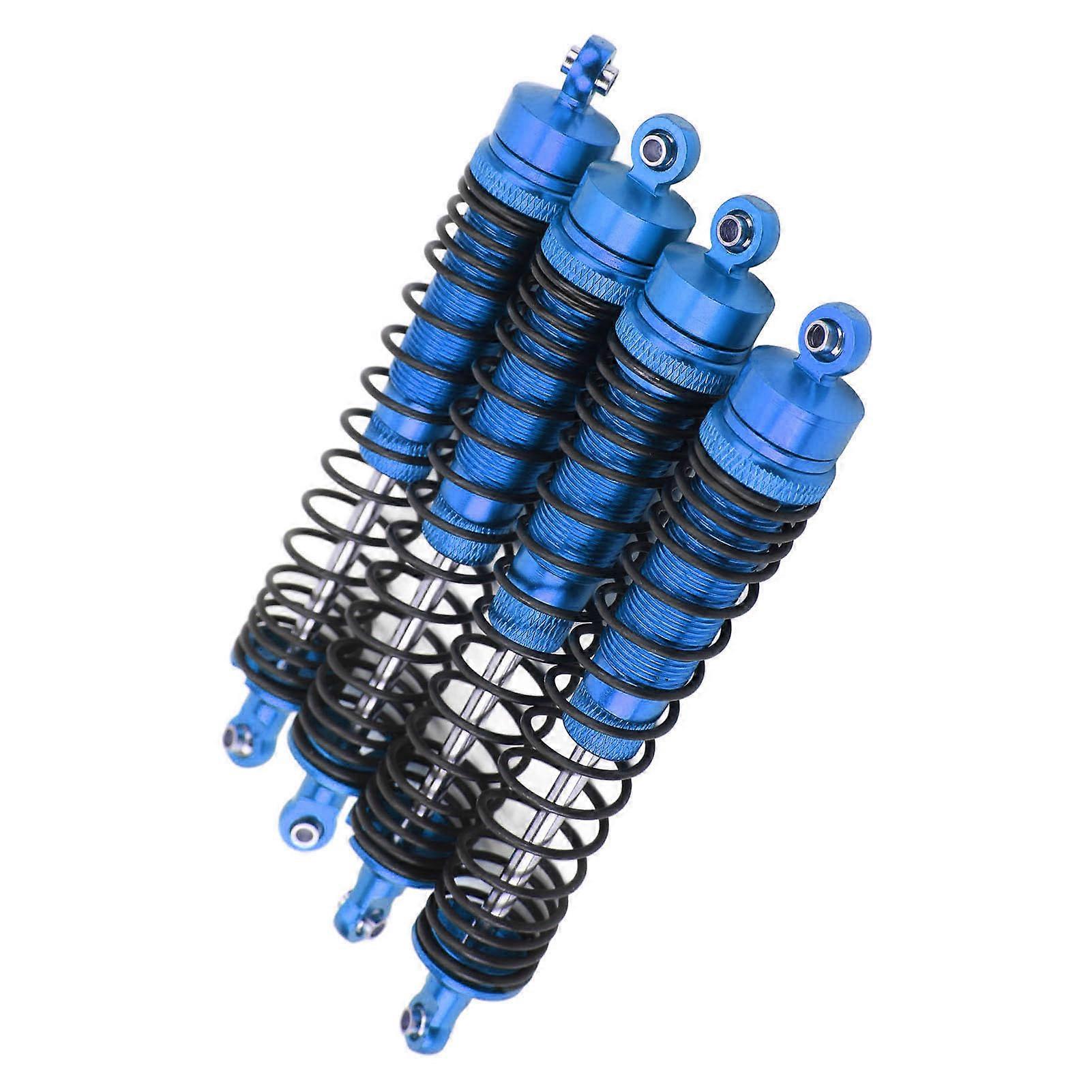 4PCS RC Front and Rear Shock Absorber Aluminium Alloy RC Shock Damper Set for LOSI 1/8 Dark Blue 