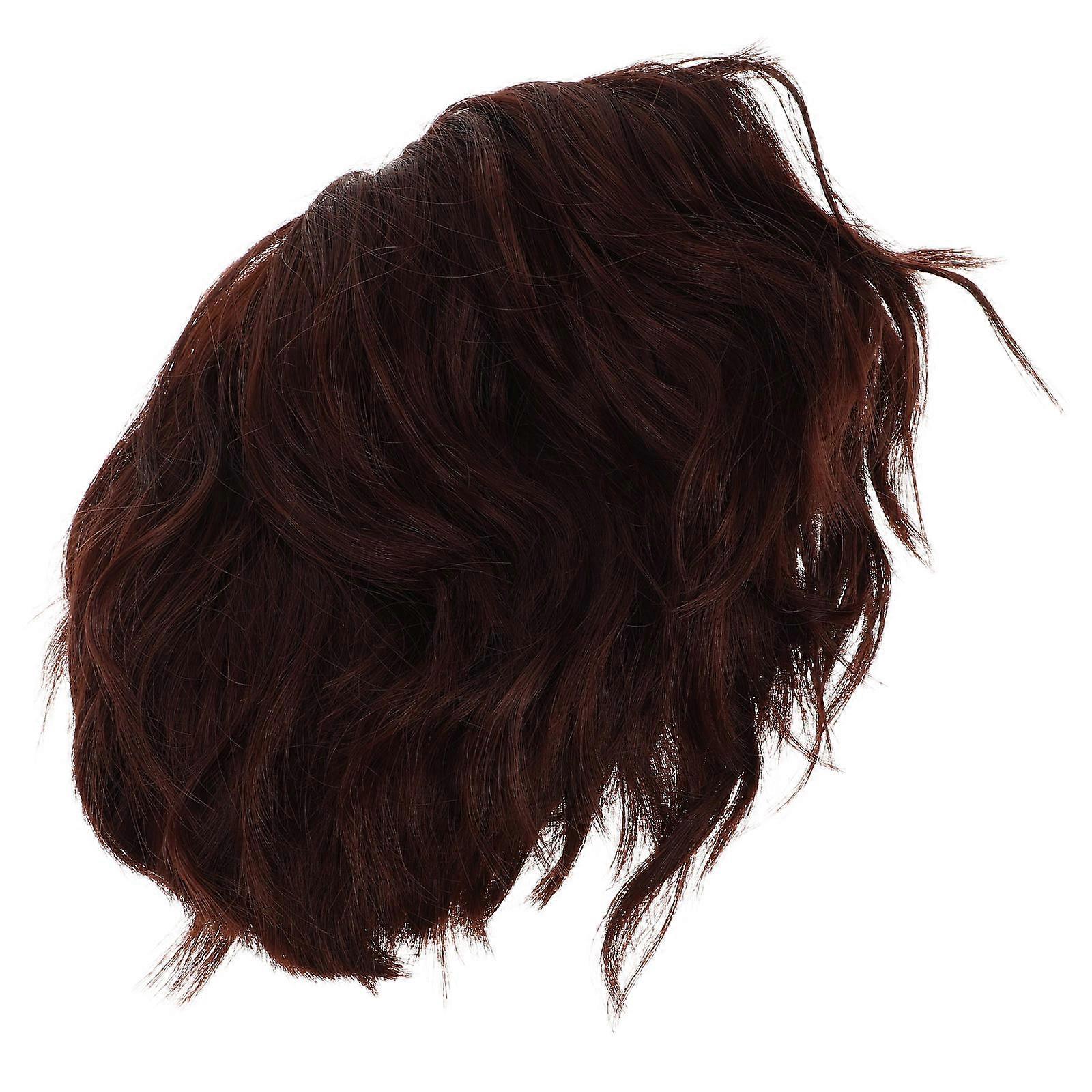 Unisex Short Curly Wig For Special Occasions Easy Maintenance Lightweight Design 1Set