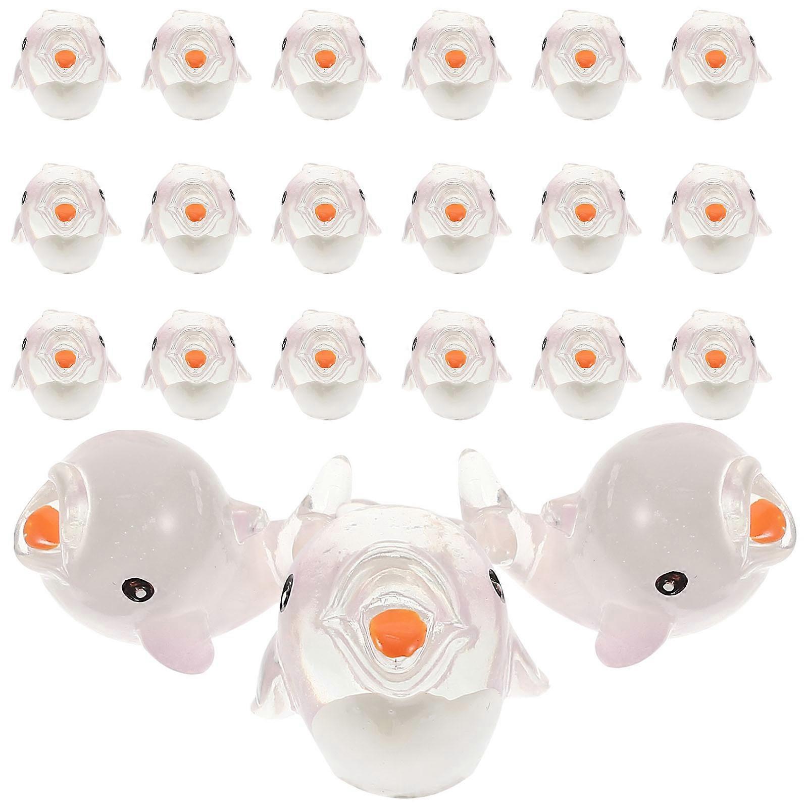 Mini Marine Animal Figurines 20Pcs Decorative Desktop Figures For Decoration 2.5X2CM Stylish Choice