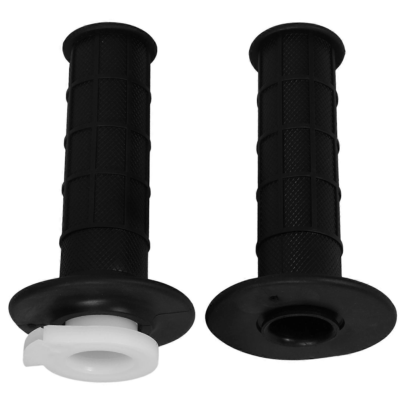 Motorcycle Throttle Grip 2Pcs Black Hand Grip Protector For Off-Road Riding And Motorcycle Use