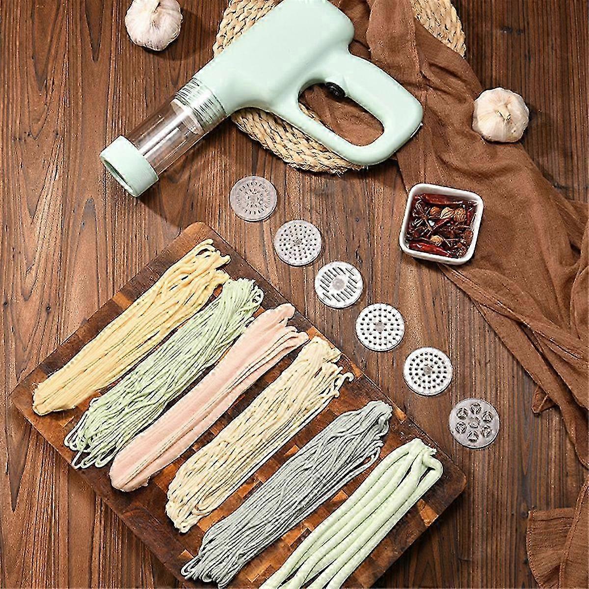 Handheld Pasta Dough Maker Cordless Noodle Maker Machine Electric Pasta Maker for Kitchen Cooking Maker Noodle Cutter SZRH A-S