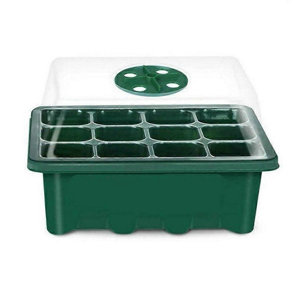 12 Holes Stomata Seedling Tray Sowing Leaf Insert Box Heat Retention And Moisturizing Seedling Case
