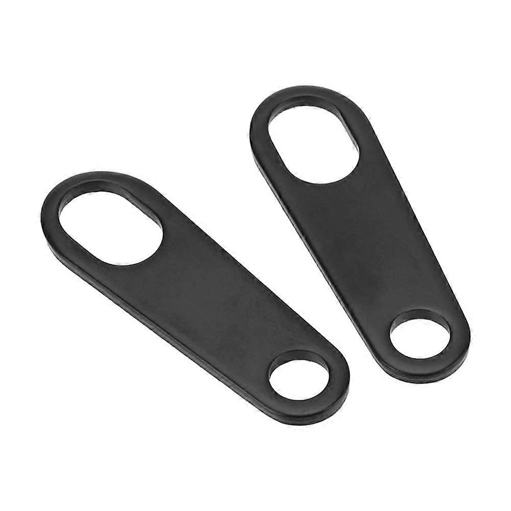 Universal Motorcycle Indicator Bracket, 2 Pieces, 10 mm Mounting, Black