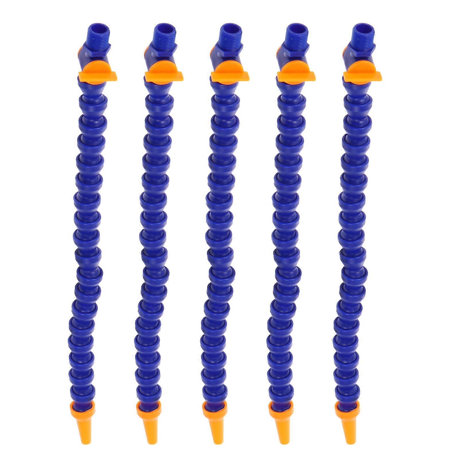 Blue Plastic Flexible Hoses for Cooling Use with Round 10pcs