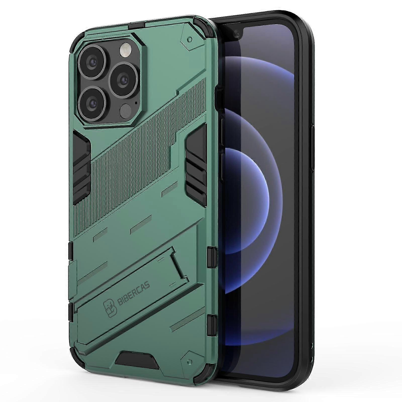 Slim Case For iPhone12 Pro Max Shockproof Dual-Layer Stand Cover