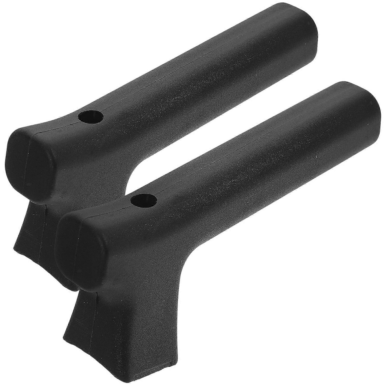 Heat Resistant Kettle Handle 2Pcs Replacement Handle For Kitchen Use Black Grip