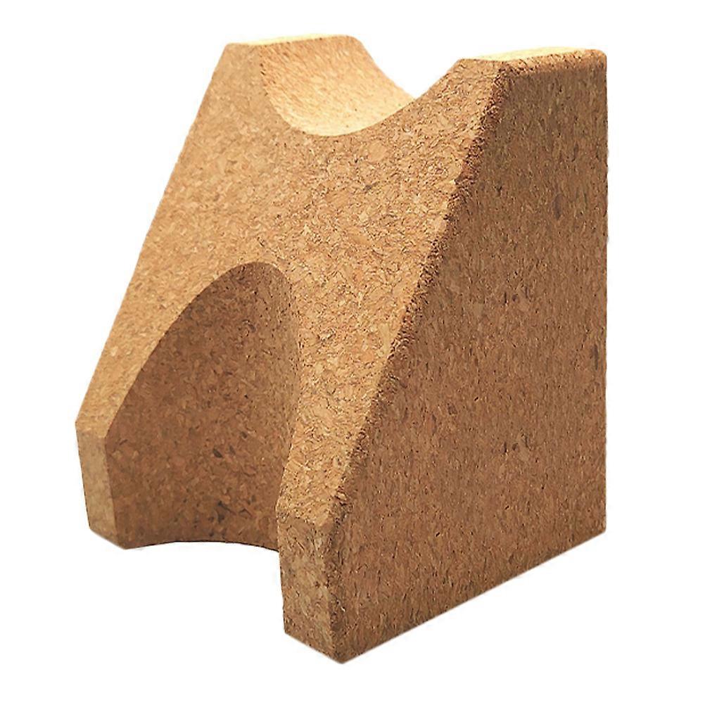 Guitar Neck Rest Support Pillow for Storage Made of Cork Light Brown Fits Various Instruments