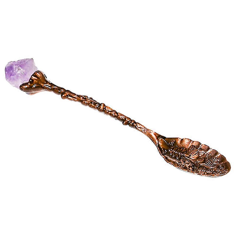 Stirring Spoon For Coffee And Dessert Household Kitchen Utensil In Multi Color With Fine Polishing Process 1Pack