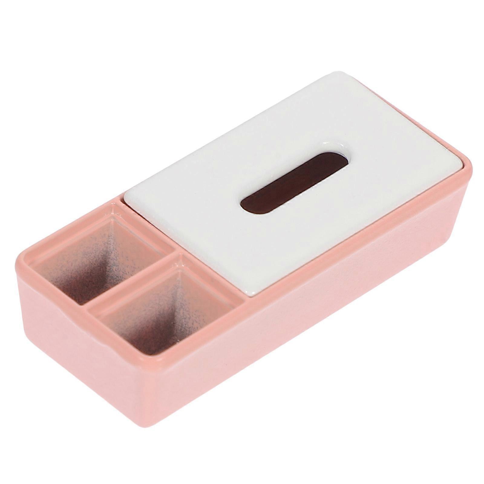 OUNONA Miniature Tissue Box Cover 1 Set Miniature House Ornament Dollhouse Accessories Prop