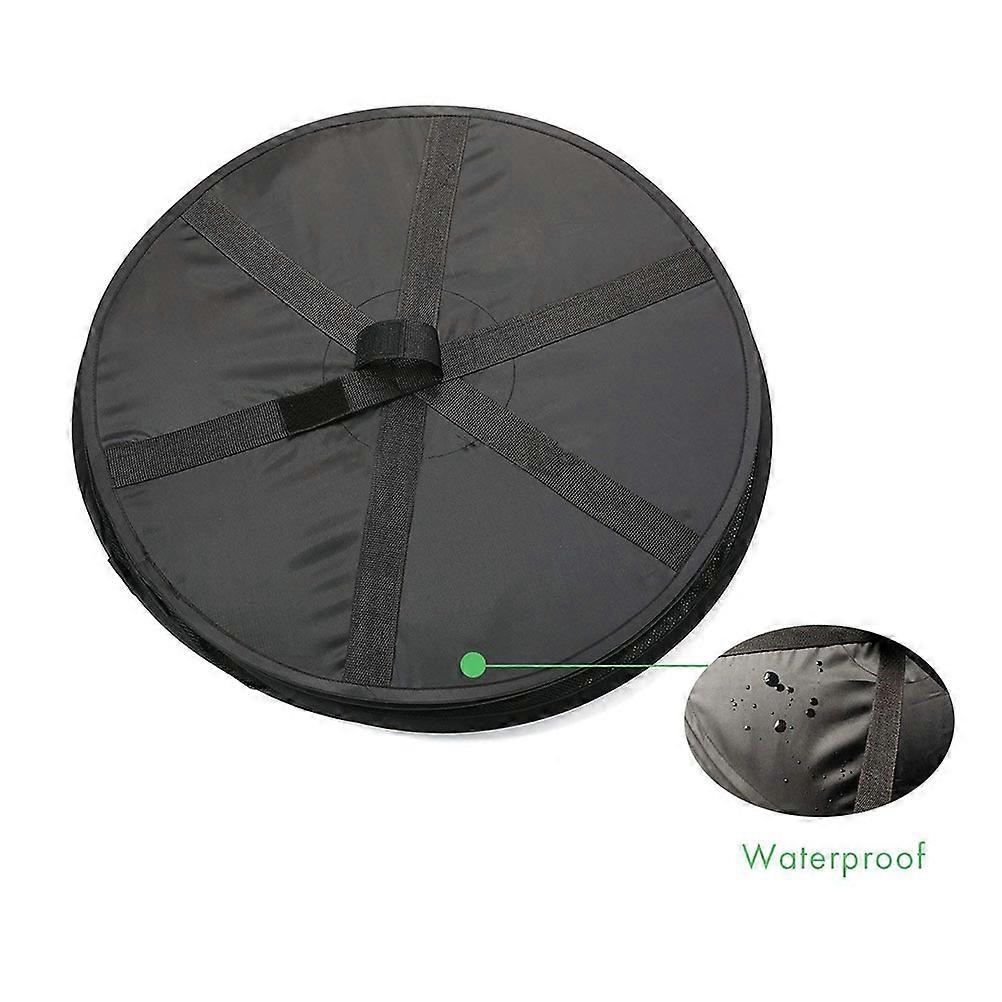 Hanging Drying Rack For In Black With 45cm Diameter Suitable For Indoor Growing And Outdoor Use 1Pcs