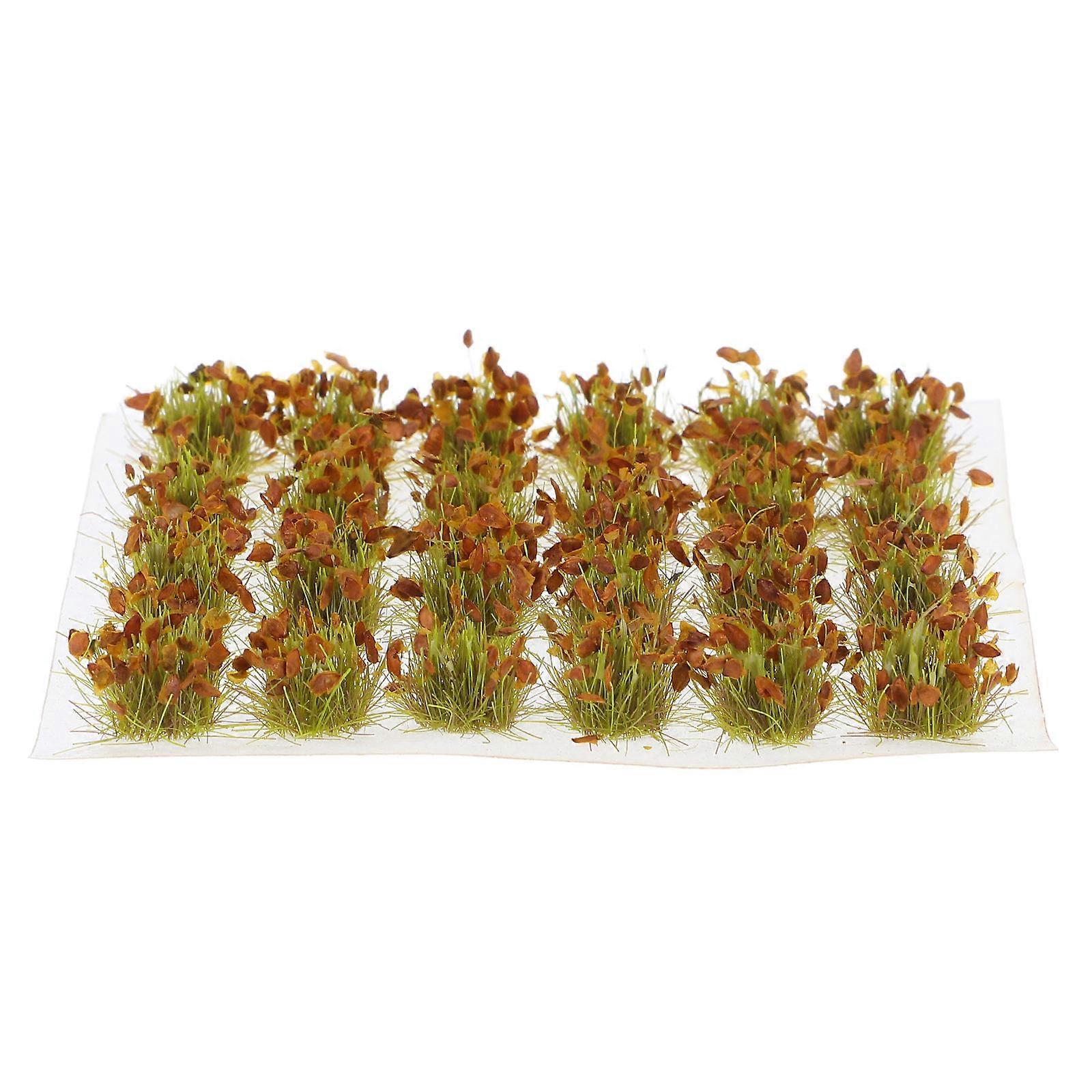 Miniature Grass 1box for Model Train Landscape and Diy Architecture Building Multi Resin Clusters for Craft Projects 24Pack
