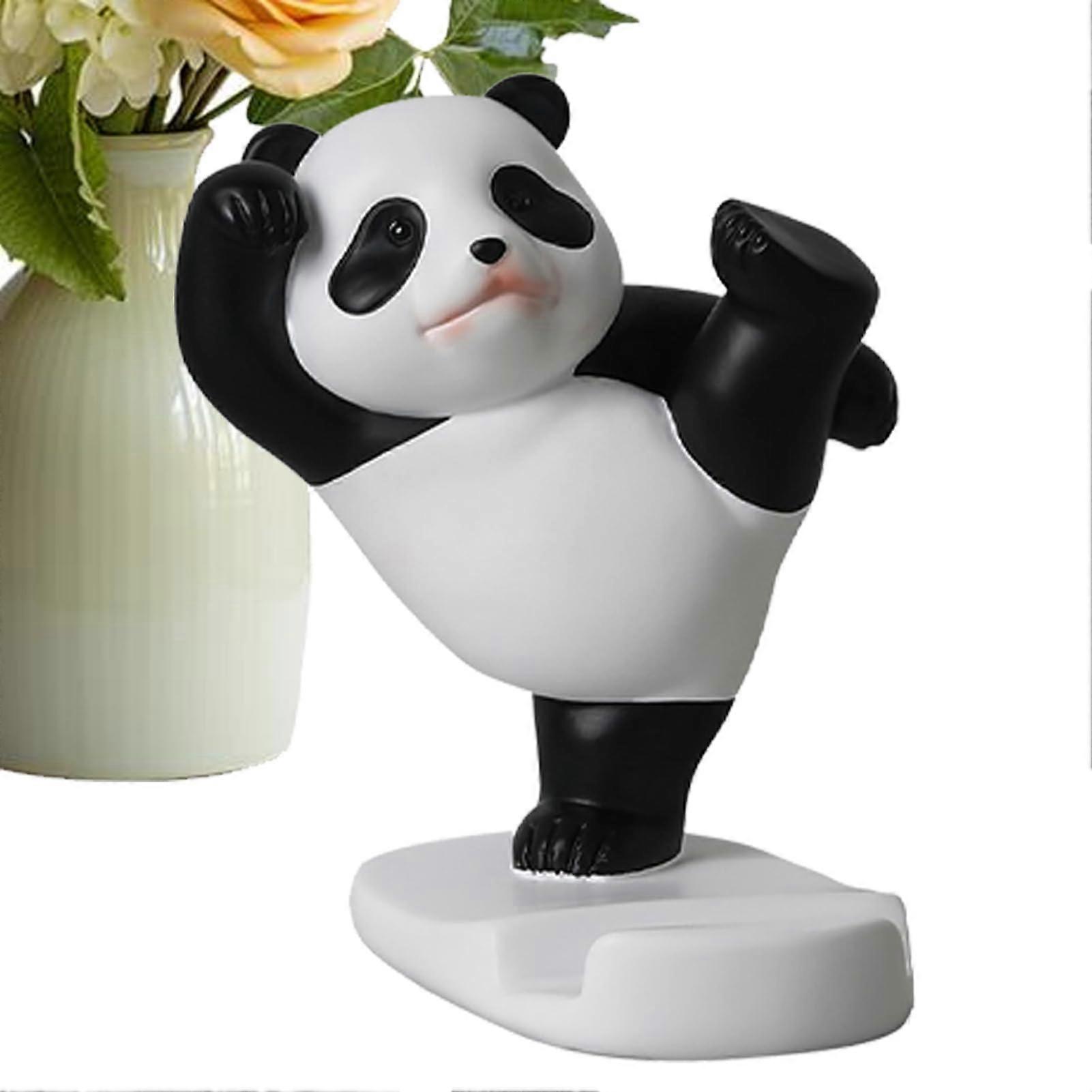 Cartoon Panda Phone Holder Fun and Functional PandaShaped Stand for Office, Home
