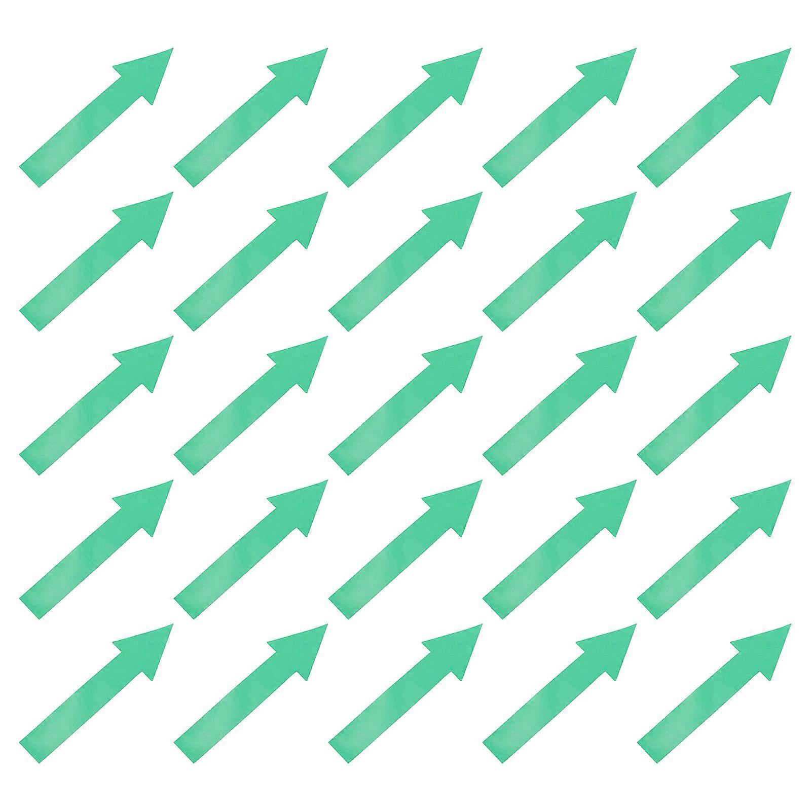 Indicator Tags Stickers 50Pcs Useful Direction Indication For Equipment Labeling Safe Green