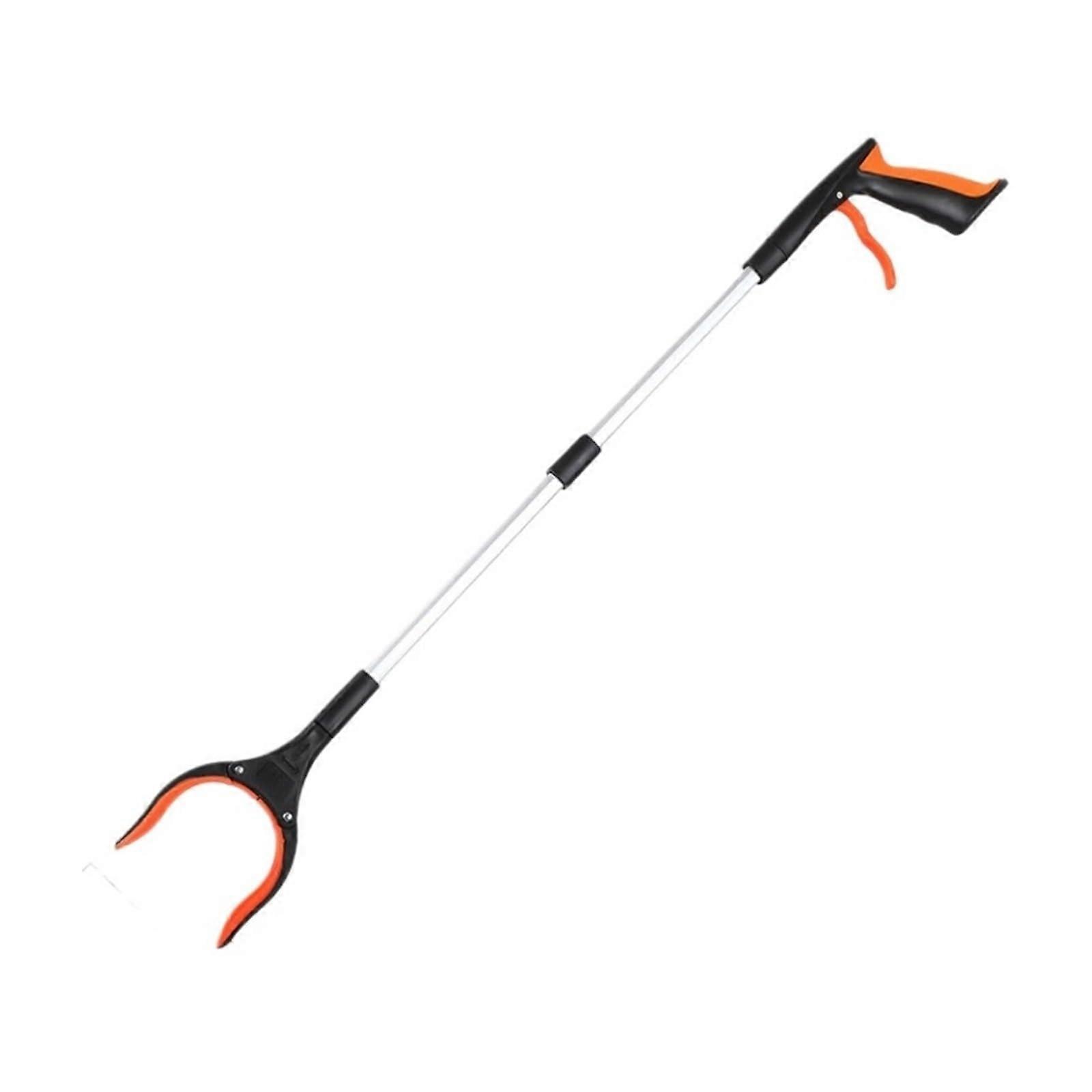 Litter Pickers Grabber Stick, Gripper Reach Tool, Long, Foldable PickUp Stick (Orange) 83cm Orange