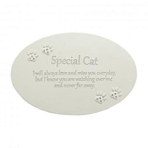Thoughts of You Resin Memorial Plaque - Cat