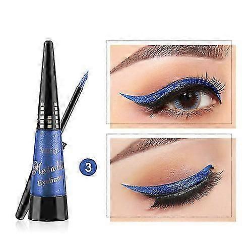 Glitter Liquid Eyeliner Colorful, Shimmer Eyeliner Long Lasting Eyeliner Makeup for Women