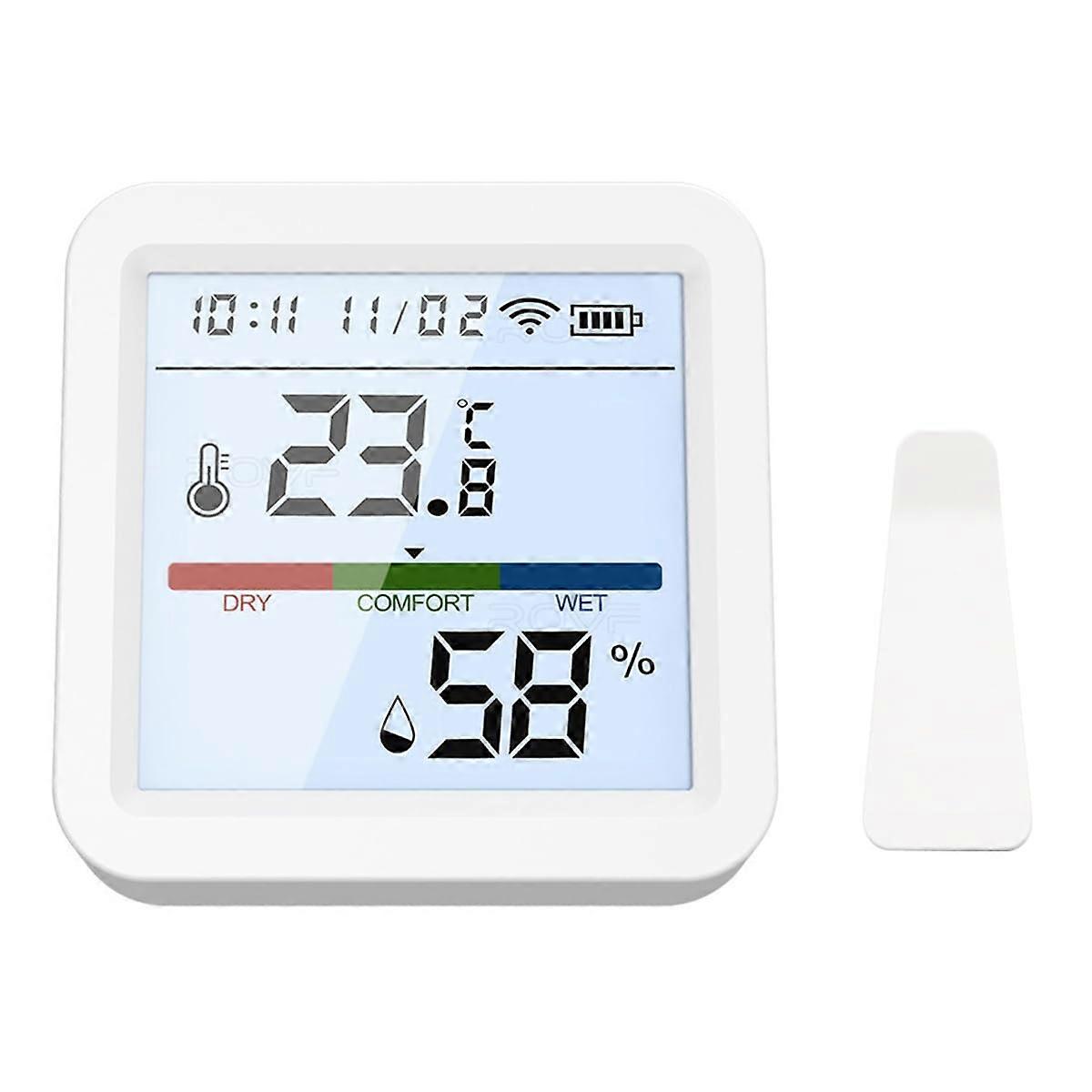 Room Thermometer Hygrometer, Digital Bluetooth Indoor Humidity Meter with Intelligent Warning and Data Storage, Temperature Monitoring