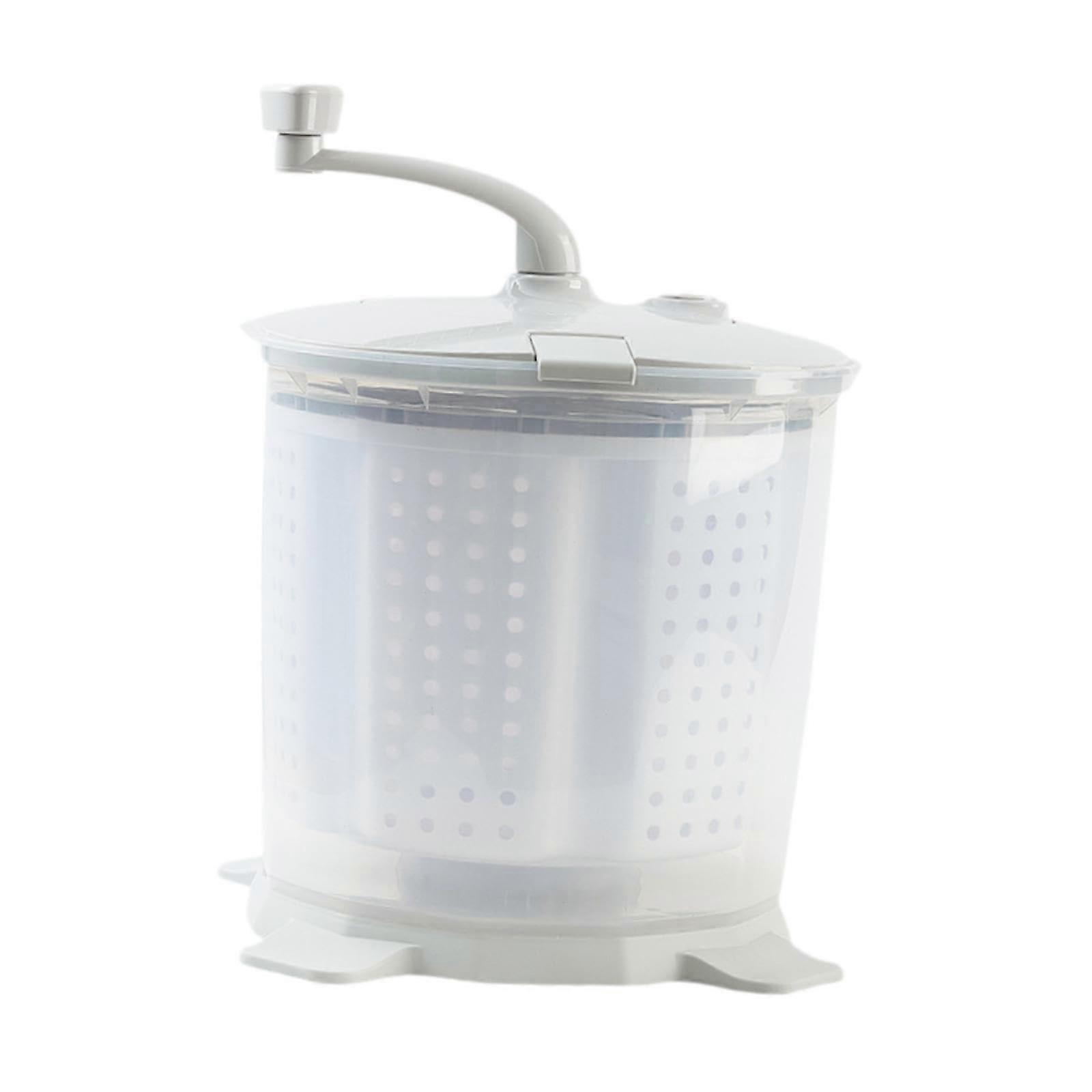 Hand Crank Washing Machine, Hand Operated Washing Machine, and Mini Hand Operated Laundry Washing Machine for Household Baby Clothes.