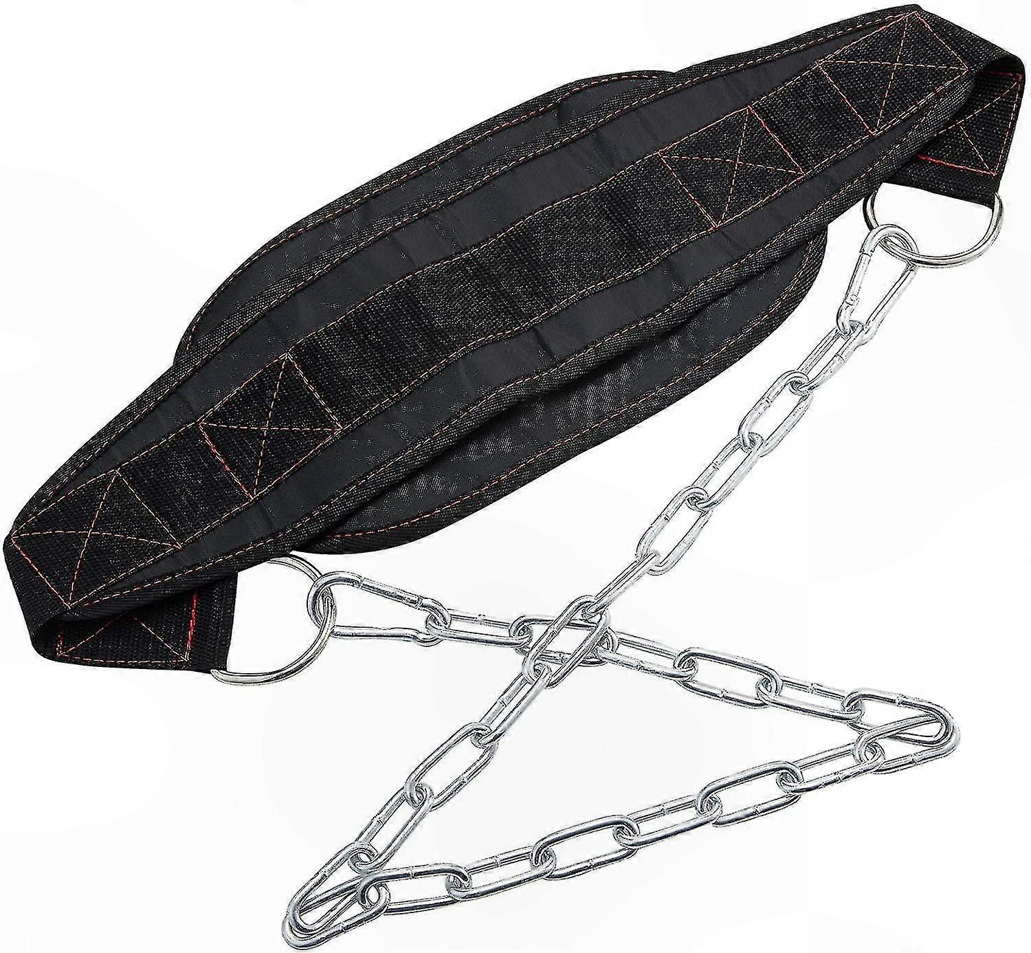 Weightlifting Dip Belt with Chain for Pull-Ups and Core Training Support