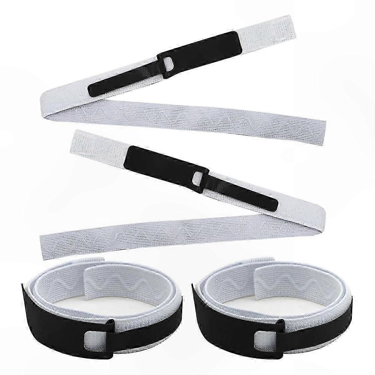 Catheter Leg Strap Holder - 4 Pack Elastic Urinary Legband for Secure Catheter Stabilization