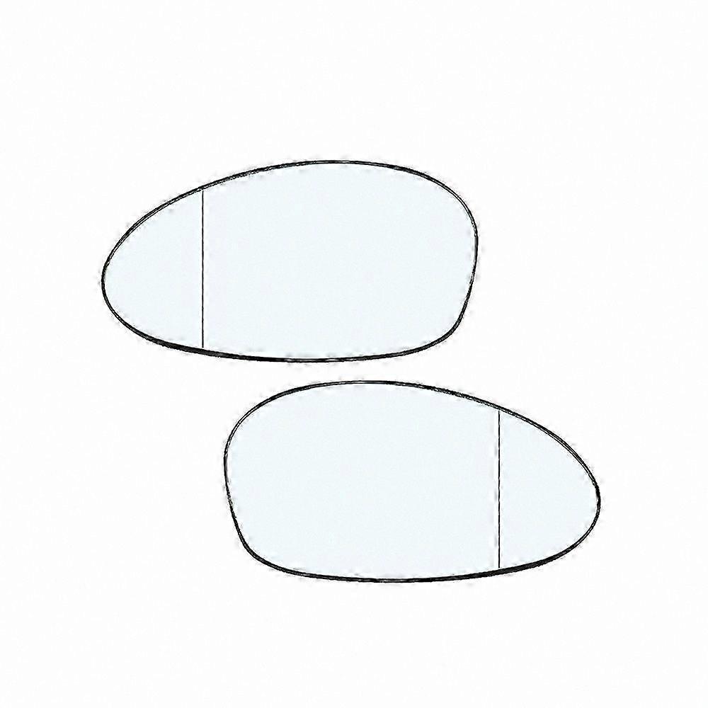 2pcs Heated Rearview Mirror Glass Defrosting Anti-fog for Car Side Use with Compatibility for Multiple Models