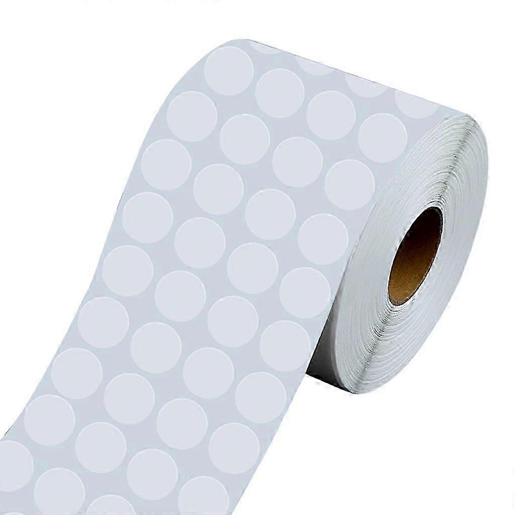 Blank Round Matte White Stickers Labels Inkjet Printing for Packaging Mailing