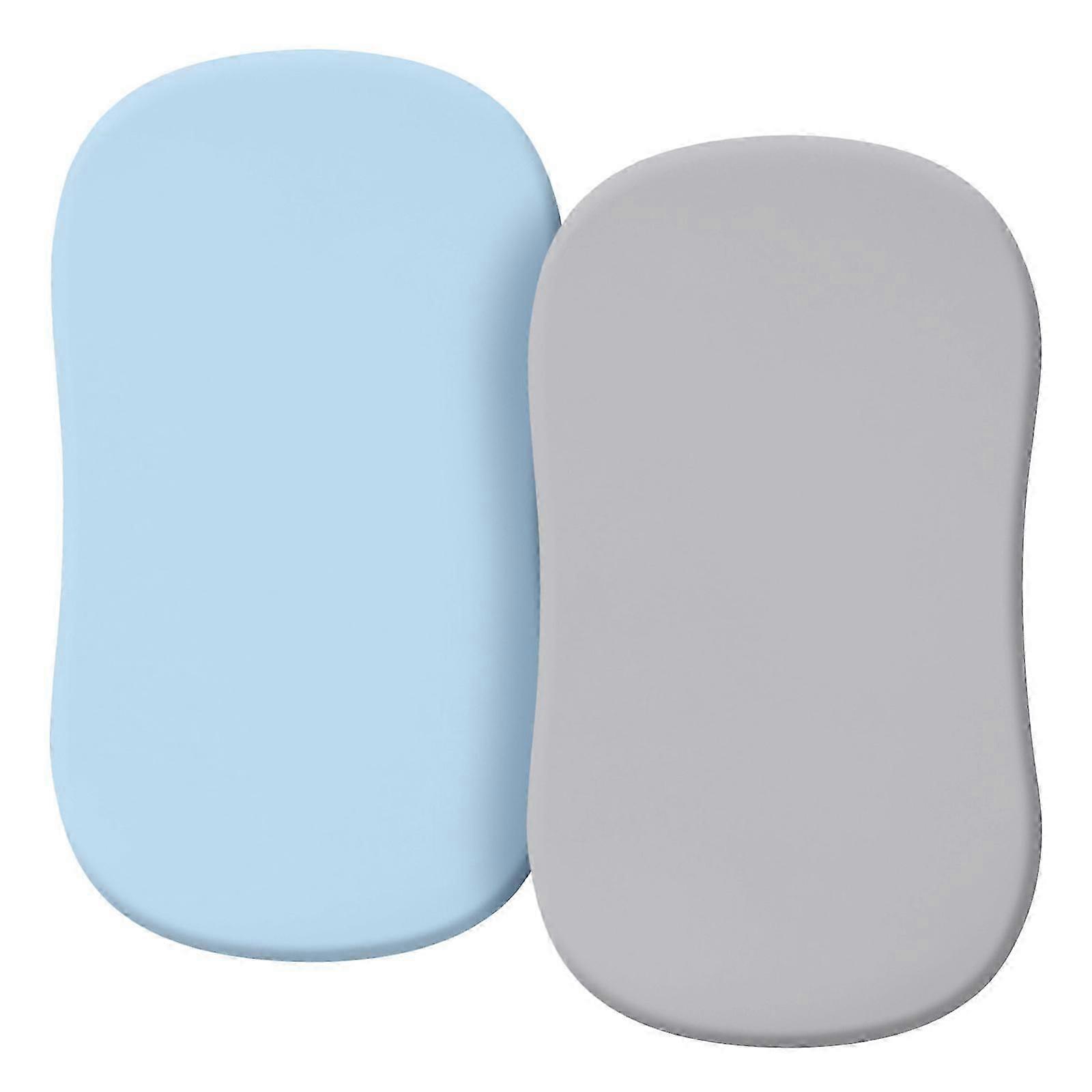 Newborns Baby Bassinet Sheets Breathable Microfiber Fitted Pram Sheets Stylish