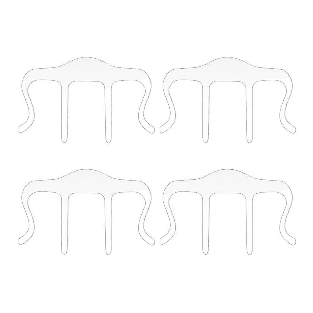 Transparent Page Clips (4pcs) – , Lightweight Multi Purpose Holders for Speech Drafts, Recipes, Books, and Magazines – Easy Organization Tool