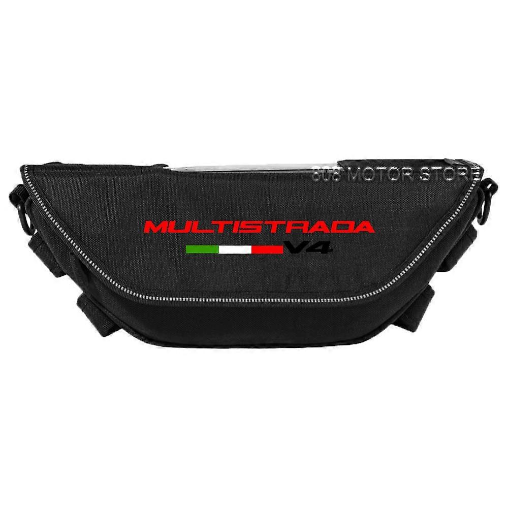 For Multistrada v4 v4 Rally Motorcycle accessories tools bag Waterproof And Dustproof Convenient travel handlebar bag -2