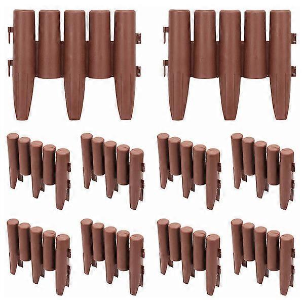 Garden Edging, 10 Pieces, PP Material, Infinitely Extendable