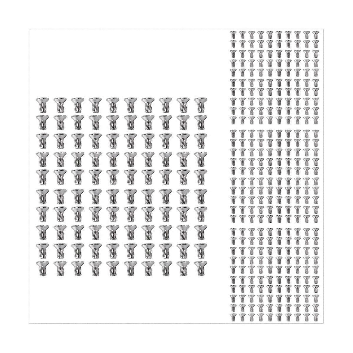 M3 x 6mm Flat Head Countersunk Bolts Machine Screws 500Pcs
