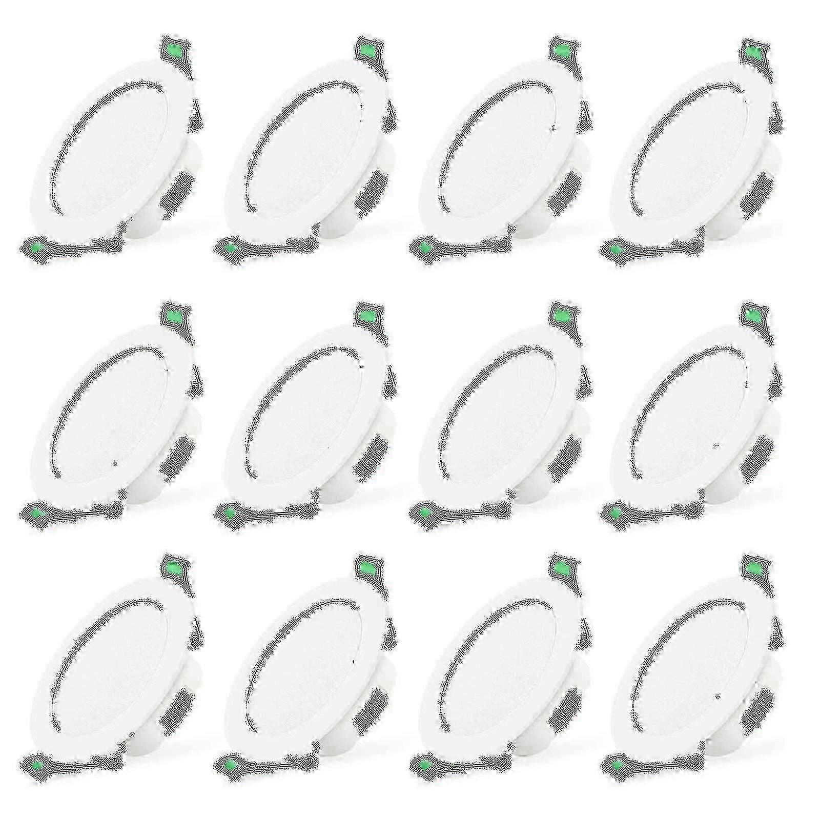 Slim LED downlight for recessed ceiling lights 12pcs 7W