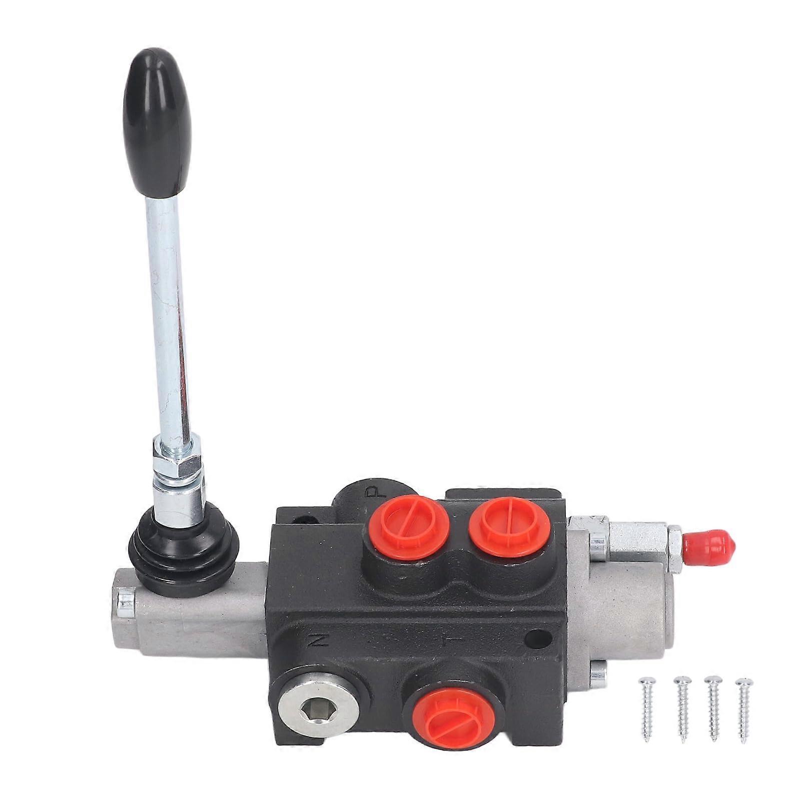 High Efficiency Hydraulic Control Valve with Adjustable Power Relief Bar Joystick for Double Acting Cylinder Machinery