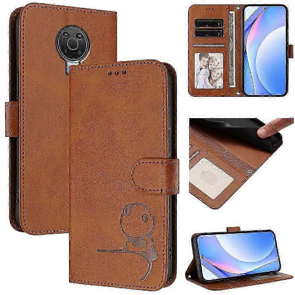 RFID Blocking PU Leather Flip Case with Card Slots, Kickstand & Mag...