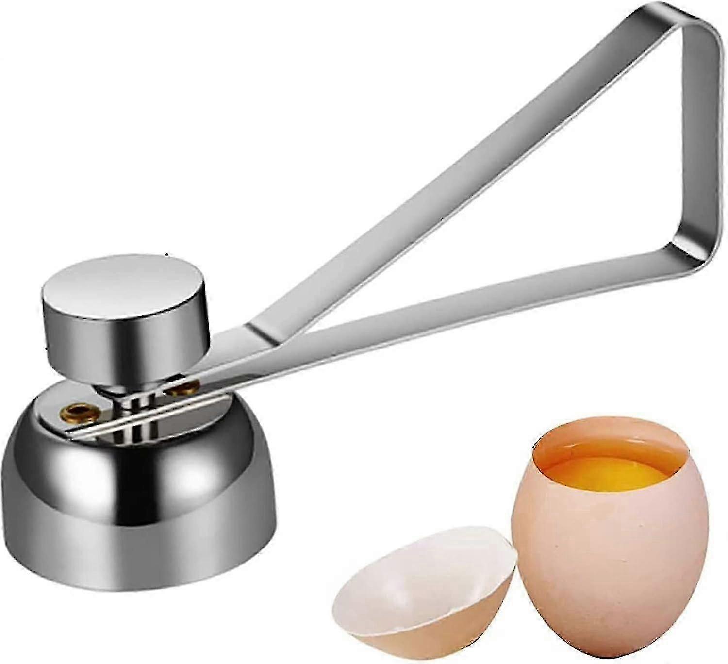 Stainless Steel Eggshell Cutter, Egg Shell Separator for Hard Soft Boiled Eggs - DD0