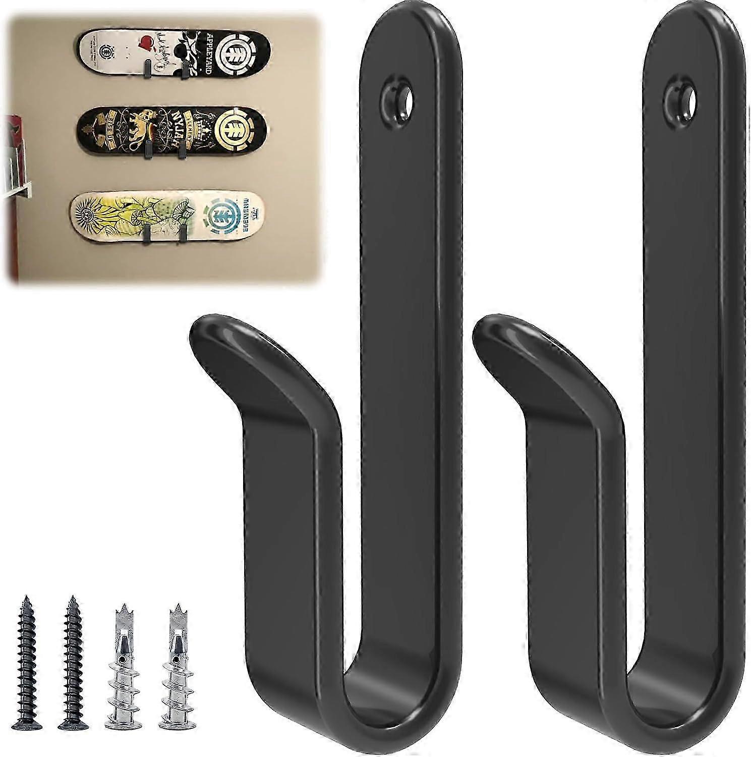 Horizontal snowboard wall rack for secure storage and display