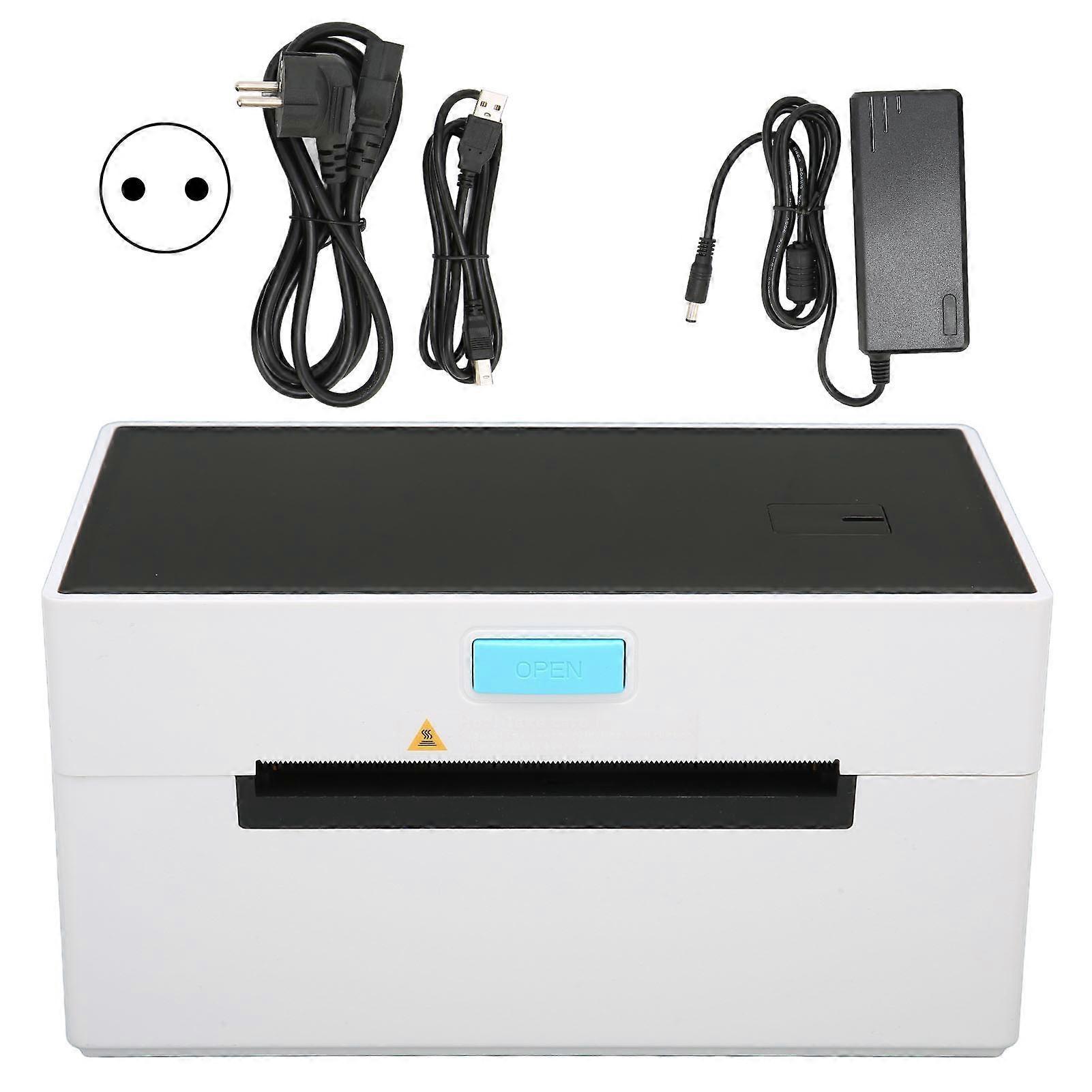 High-Speed Label Printer 160mm/s Thermal Printer for Logistics and Restaurants EU Plug