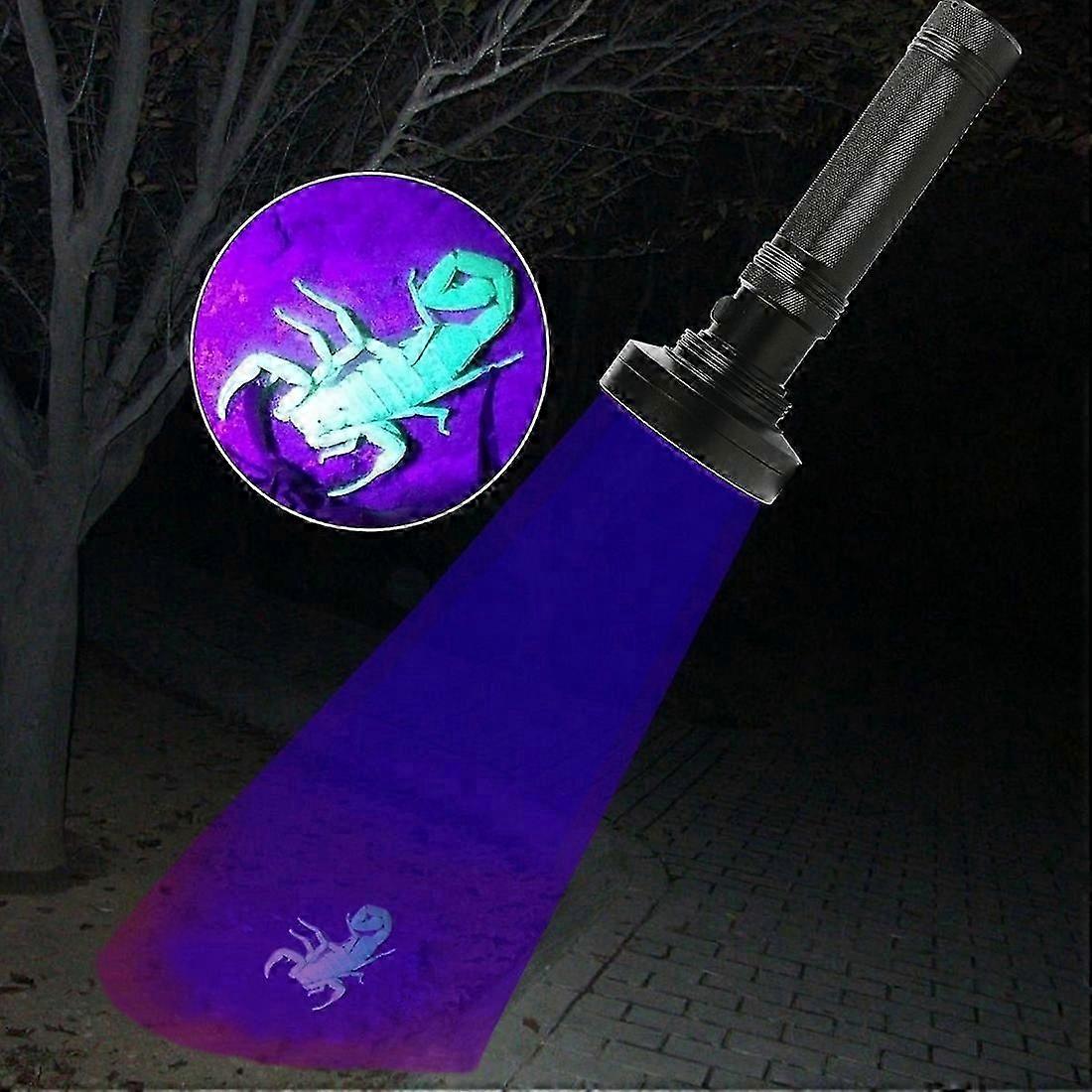 100 LED UV Flashlight for Scorpion Detection and Fluorescence Analysis