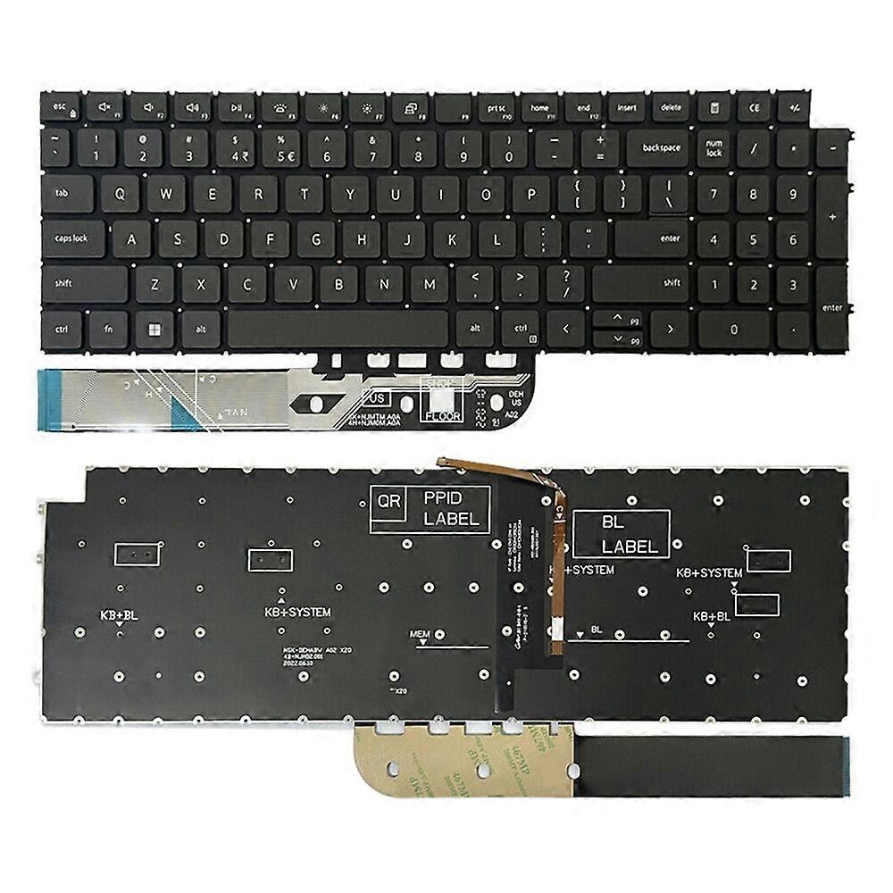 US Version Keyboard For Dell Inspiron 15-3511 3515 5510 7510 16-7610