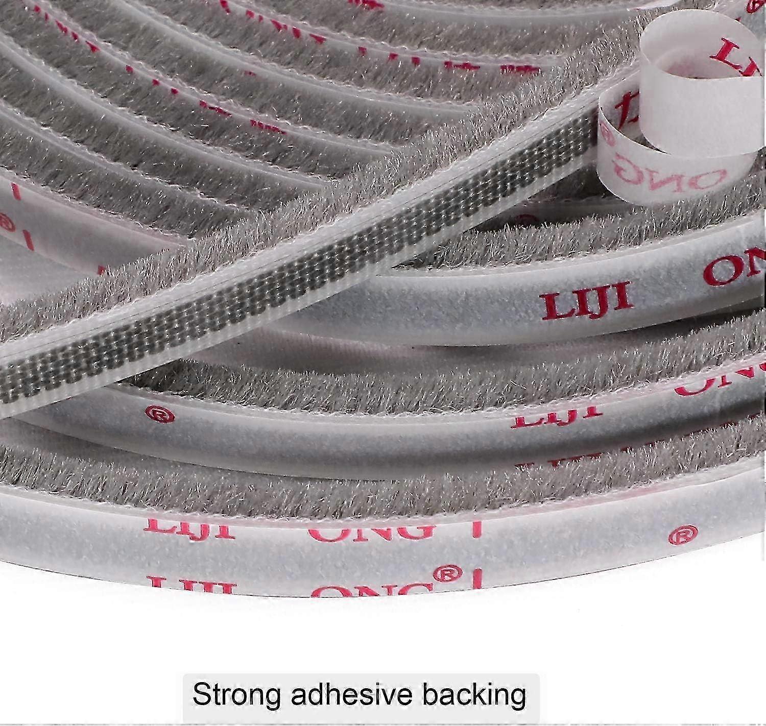 Felt Pile Weather Stripping for Sliding Windows Door Frame Side 11/32 inch x 3/16 inch x 16 ft 2025