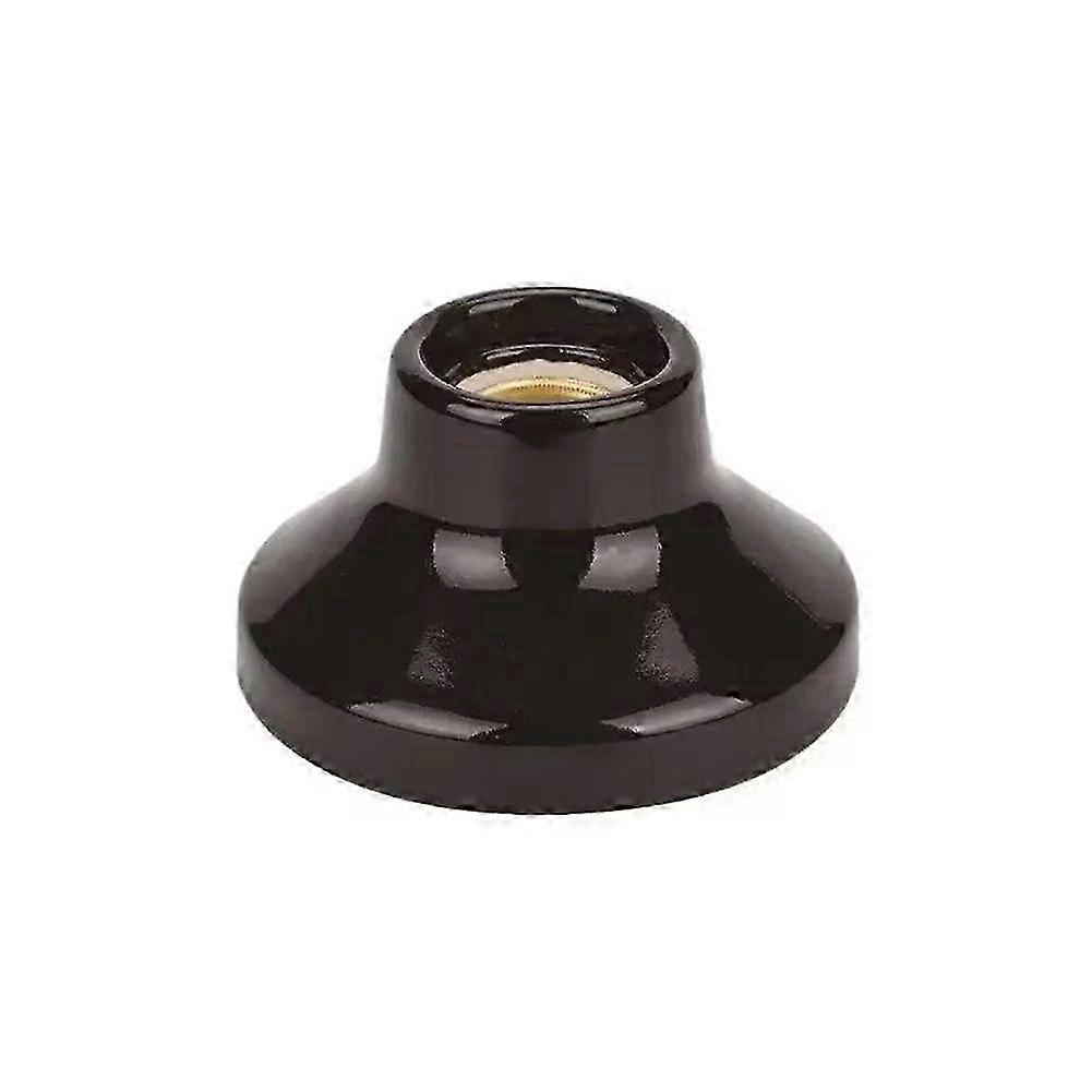 E27 Ceramic Lamp Socket, Screw Base Light Fixture Base, Durable and Stable Lighting Accessory