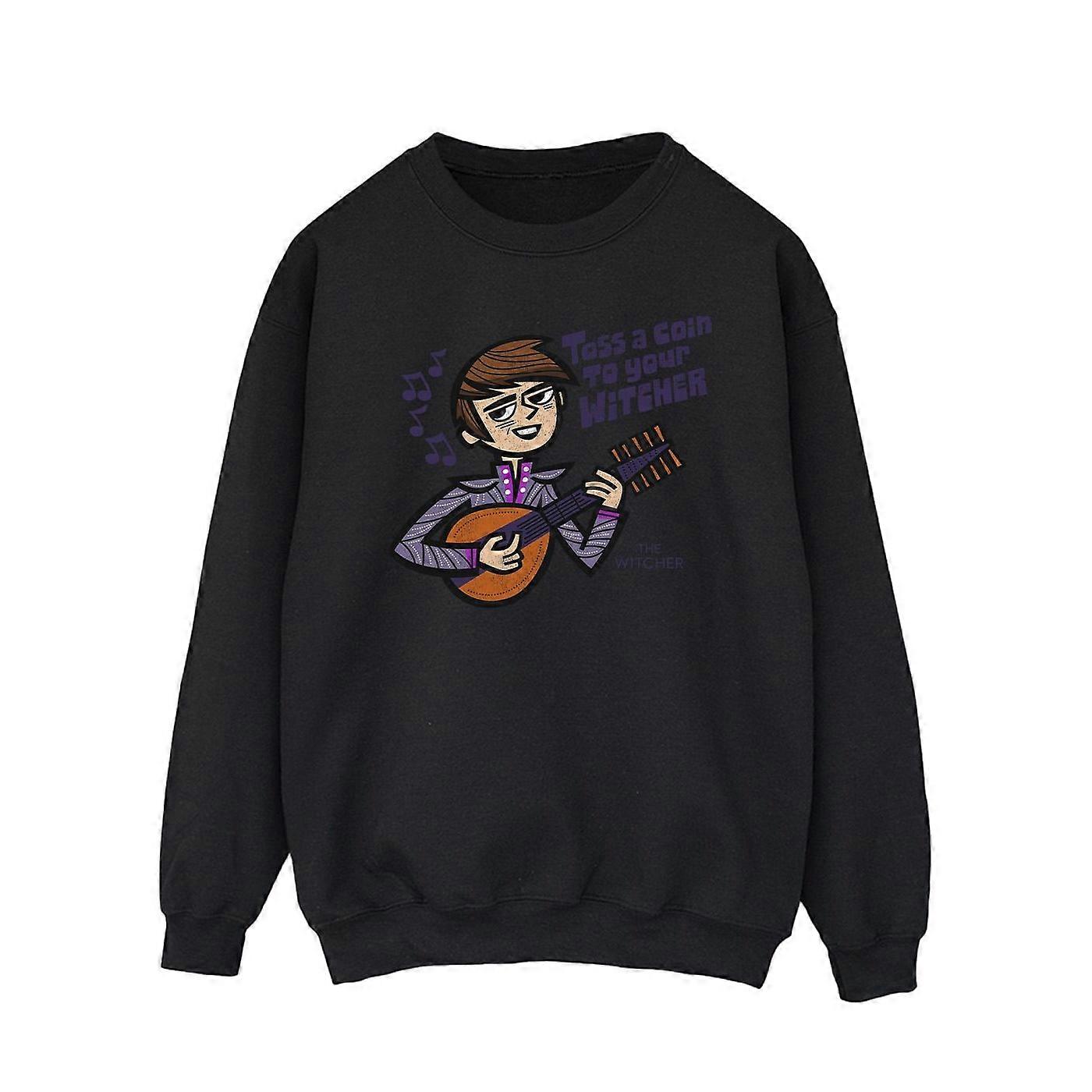 Netflix férfi The Witcher A bárd pulóvert ad elő