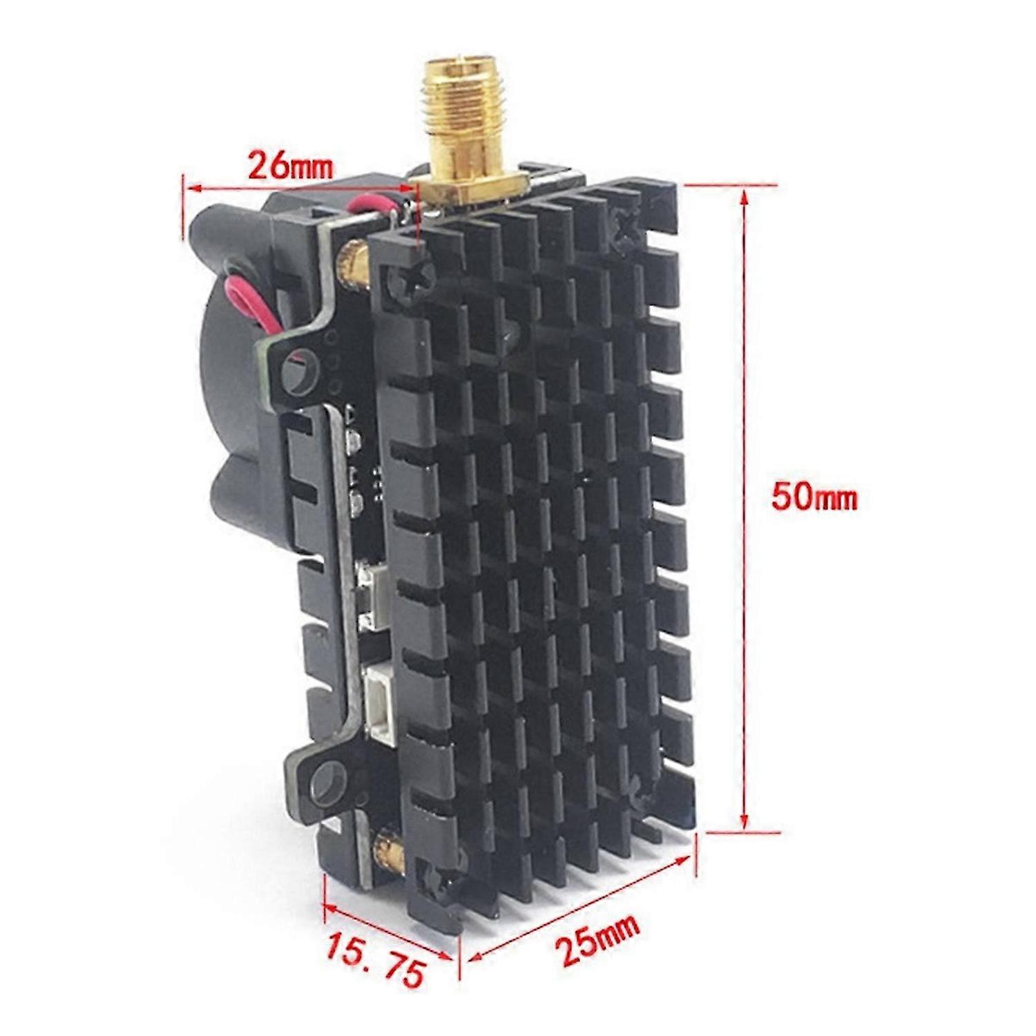 5.8Ghz 2W FPV VTX Transmitter+1000TVL Cam 2000MW 48CH Audio Video Transmitter for RC FPV Long Range