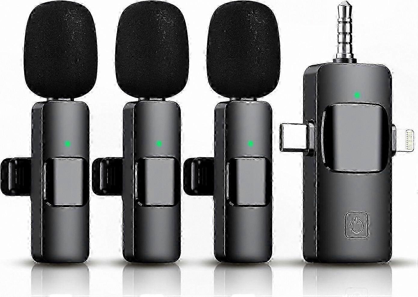 Lavalier Microphone with 12-Hour Battery for Android and Camera Use