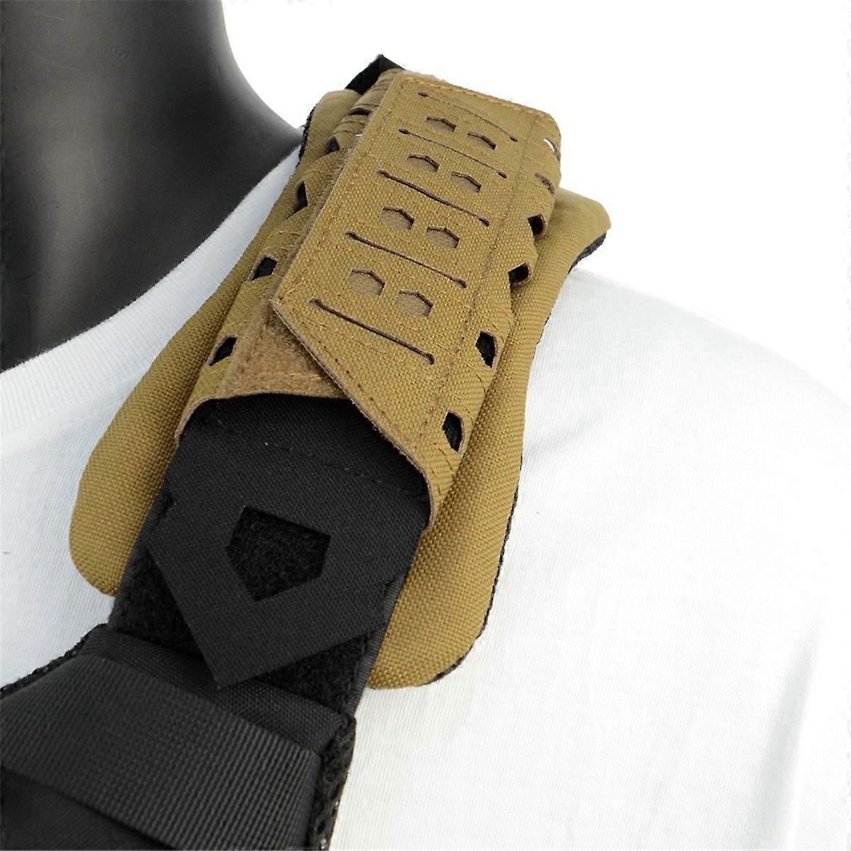 Shoulder pads breathable vest shoulder pads (Mud yellow)