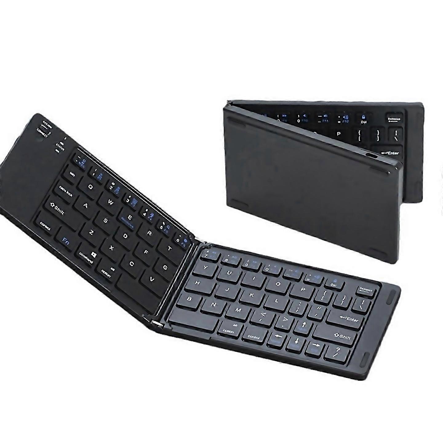 For Mini Bluetooth Keyboard Rechargeable Office Keyboard Black